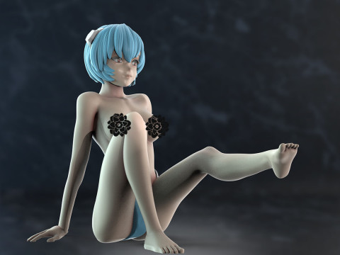 Rei Ayanami 3D Print Model