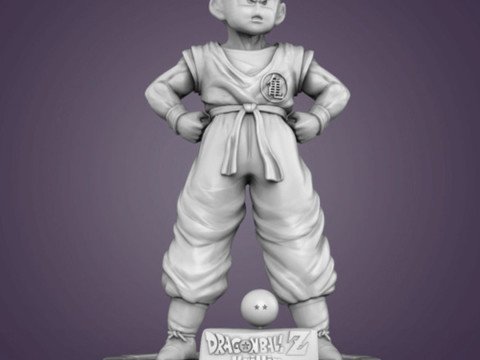 Krillin Figurine 3D Принт Модель