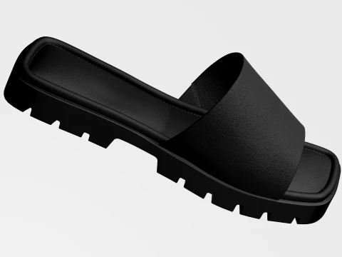 Women Coach Slip-On Sandals Modelo 3D
