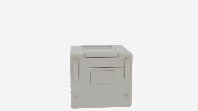 3D Premium Stainless Steel Bank Deposit Box Security Features and 3D Model .c4d .max .obj .3ds .fbx .stl .blend 