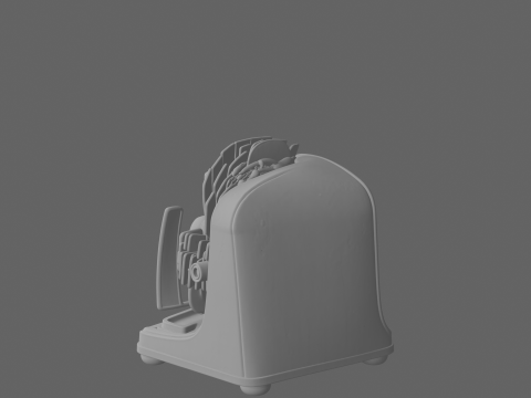 3D of Classic Rotary Card File Organizer Alphabetical Dividers 3D Model