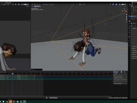 Kids Scene for Blender 3D 模型