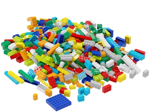 Lego Bricks 01 PBR 3D Model
