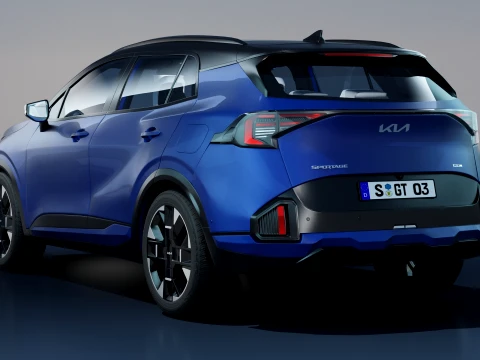 Kia Sportage GT-Line 2026 with interior 3D Model