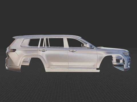 Jeep Grand Cherokee L 2021 Body STL 3D Model