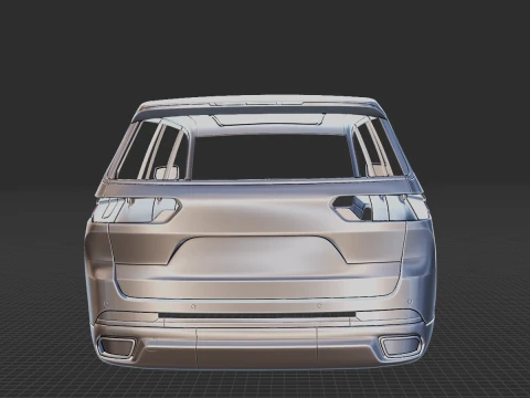 Jeep Grand Cherokee L 2021 Body STL 3D Model