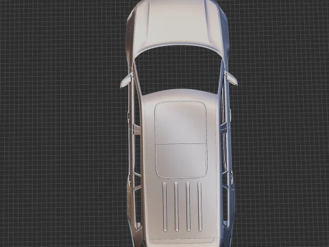 Jeep Grand Cherokee L 2021 Body STL 3D Model