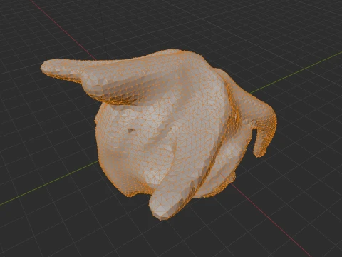 Monster yellow pink 3D Model