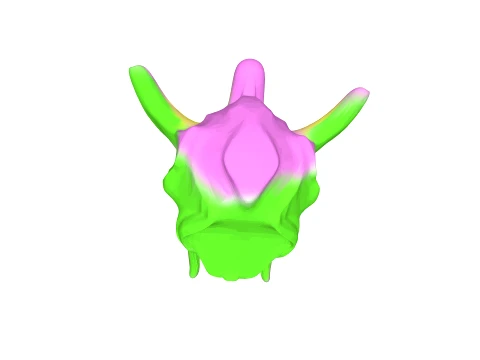 Monster yellow pink 3D Model