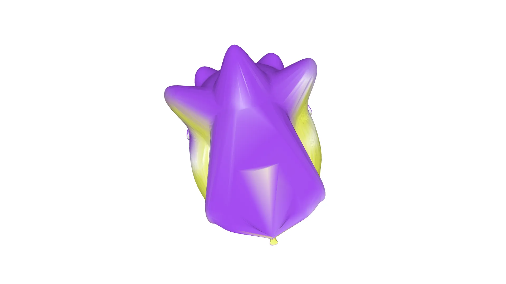 Monster yellow blue 3D Model .c4d .max .obj .3ds .fbx .stl .blend 