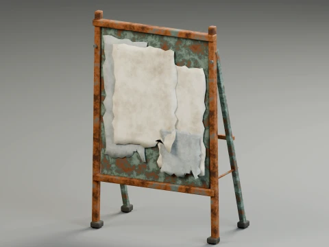 Abandoned Street Props Pack 3D Model