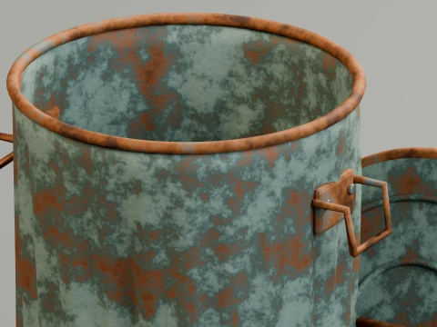 Abandoned Street Props Pack 3D Model