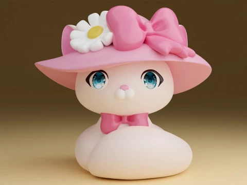 Kitty 3D 打印模型