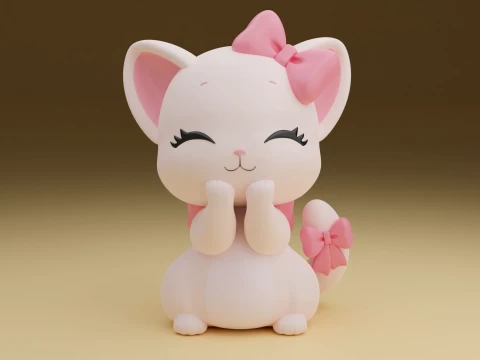 Cat 3D 打印模型