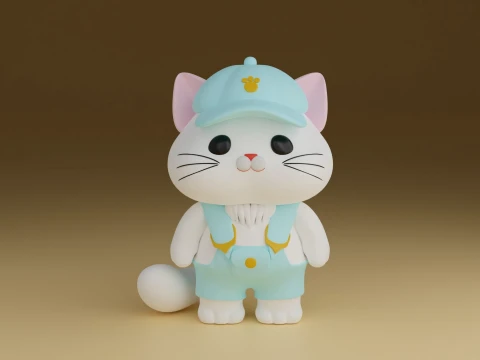 Cat 3D 打印模型