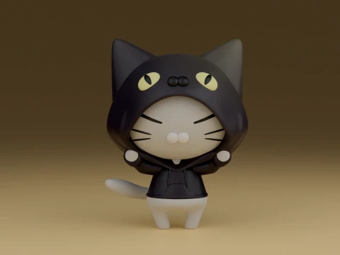 Cat 3D 打印模型