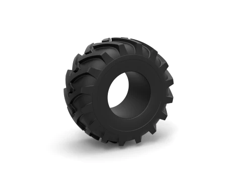 Tire of Timberjack Scale 1 to 25 3D 프린트 모델