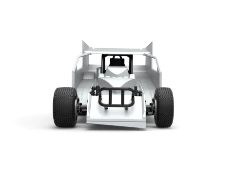 Northeast Outlaw Dirt Modified stock car V1 Scale 1 to 25 3D Print Model