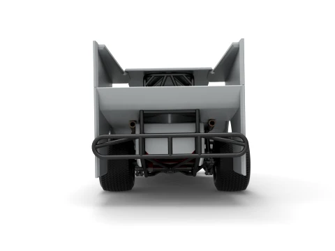 Northeast Outlaw Dirt Modified stock car V1 Scale 1 to 25 3D Print Model