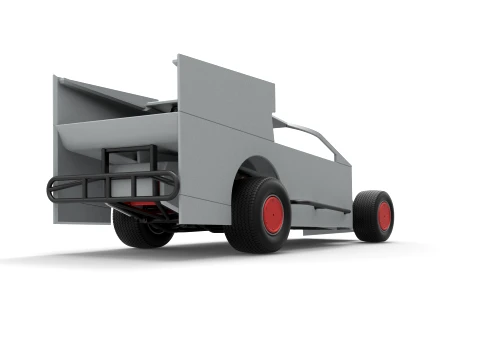 Northeast Outlaw Dirt Modified stock car V1 Scale 1 to 25 3D Print Model