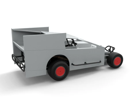 Northeast Outlaw Dirt Modified stock car V1 Scale 1 to 25 3D Print Model