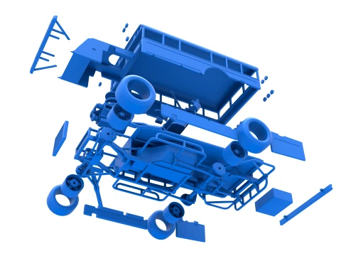 Outlaw Figure 8 Modified stock car as School bus Scale 1 to 25 3D Print Model