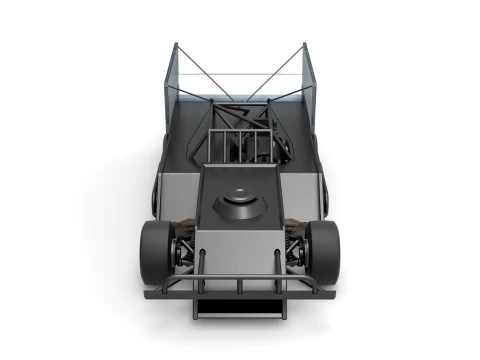 Outlaw Figure 8 Modified stock car Version 1 Scale 1 to 25 3D Print Model
