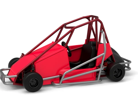 Quarter Midget Scale 1 to 16 3D 打印模型