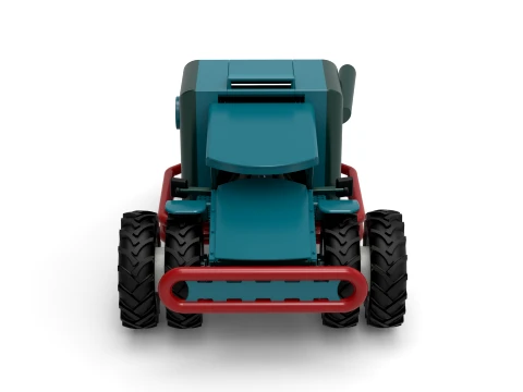 Racing Combine Harvester Version 2 Scale 1 to 25 3D Print Model