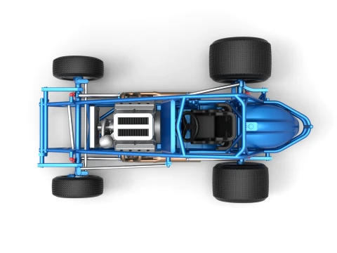 Sprint car Base Version 1 Scale 1 to 25 3D Print Model