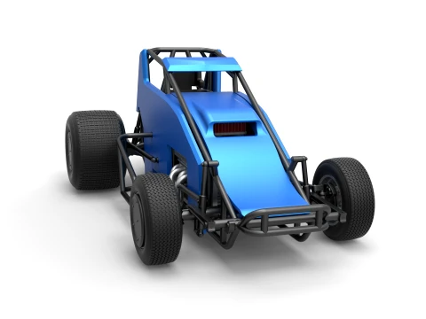 Sprint car Scale 1 to 25 3D Print Model